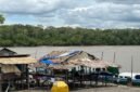 Salah satu kondisi perumahan di area pesisir Kabupaten Mimika, Papua Tengah. (Foto: Istimewa)