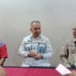 Ket. Foto: Ketua Komite Eksekutif Percepatan Pembangunan Otonomi Khusus Papua, Felix Wanggai (tengah) di Hotel Horison Diana Mimika, Kamis 30 April 2026. Galeripapua/ Kevin Kurni.