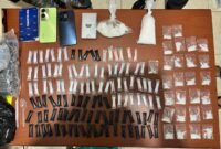 Barang bukti narkotika yang diamankan polisi setelah penangkapan dua tersangka di Mimika. Kamis, 30 April 2026. Galeripapua/Istimewa