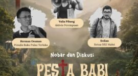 Poster Nobar Film Pesta Babi. Instagram Watchdoc