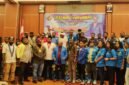 Para pimpinan organisasi kepemudaan, KNPI, dan organisasi Cipayung se-Tanah Papua berfoto bersama usai deklarasi dukungan kepada Sopater Sam untuk maju sebagai calon Ketua Umum DPP KNPI di Kota Jayapura, Papua, Senin, 11 Mei 2026. Galeripapua/Istimewa
