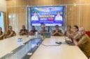 Foto bersama usai konferensi pers di ruang rapat kantor BRIDA Kabupaten Mimika, Selasa (2/6/2026). (Foto: Galeri Papua/Ahmad)