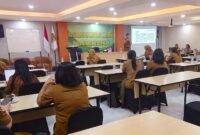 Suasana sosialisasi inovasi daerah tahun 2026 oleh Dinkes Mimika di ruang pertemuan Lantai 3 Hotel Grand Tembaga, Selasa (2/6/2026). (Foto: Galeri Papua/Ahmad)