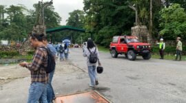 Akses masuk Kuala Kencana terpantau kembali normal pada Kami (4/6/2026). (Foto: Galeri Papua/Ahmad)