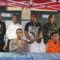 Kapolres Biak Numfor bersama tim gabungan melaksanakan Konferensi Pers terkait perkembangan lanjutan pasca ledakan di lokasi kejadian pada rabu (3/6/2026) malam. (Foto: Istimewa/Humas Polres Biak Numfor)