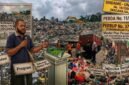 Ilustrasi persoalan pengelolaan sampah di Kabupaten Mimika. (Foto: Galeri Papua/Endy Langobelen regenerated by Google Gemini)