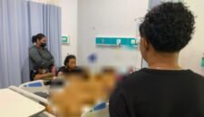 Korban menjalani perawatan di RSUD Mimika. (Foto: Istimewa)