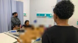 Korban menjalani perawatan di RSUD Mimika. (Foto: Istimewa)