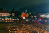 TPS yang menjadi lokasi ditemukannya jenazah bayi di antara tumpukan sampah.( Foto: Galeri Papua/ Kevin Kurni)