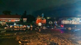 TPS yang menjadi lokasi ditemukannya jenazah bayi di antara tumpukan sampah.( Foto: Galeri Papua/ Kevin Kurni)