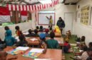 Kegiatan belajar mengajar Honai Polsek Belajar di Tembagapura, Mimika, Papua Tengah. (Foto: Istimewa)