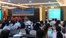 Suasana kegiatan evaluasi sistem pencatatan gizi 26 puskesmas di Ballroom Hotel Horison Diana Timika, Rabu (17/6/2026). (Foto: Galeri Papua/Ahmad)