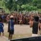 Suasana di lokasi perang Kampung Amole, Distrik Kwamki Narama. (Foto: Istimewa)