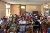 Pertemuan pembentukan tim pengendalian malaria di Kabupaten Nabire. (Foto: Istimewa)