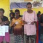 Potret kegiatan Jemput Bola Adminduk oleh Dinas Kependudukan dan Pencatatan Sipil Kabupaten Mimika di Distrik Agimuga. (Foto: Istimewa)