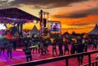 Gladi resik kegiatan Festival Cahaya Kreasi Pelajar Papua Tengah di Nabire, Selasa (23/6/2026) sore. (Foto: Galeri Papua/Endy Langobelen)