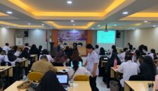 Kegiatan Sosialisasi Pelaksanaan Medical Check Up (MCU) bagi kelompok usia produktif yang digelar di Ballroom Hotel Grand Tembaga, Timika, Rabu (24/6/2026). (Foto: Galeri Papua/Ahmad)