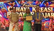 Kabupaten Deiyai meraih juara umum Festival Cahaya Kreasi Budaya Pelajar Papua Tengah 2026. (Foto: Galeri Papua/Endy Langobelen)