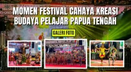 Sampul Galeri Foto momen Festival Cahaya Kreasi Budaya Pelajar Papua Tengah 2026. (Foto: Galeri Papua/Endy Langobelen)