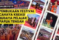 Sampul Galeri Foto momen pembukaan Festival Cahaya Kreasi Budaya Pelajar Papua Tengah 2026. (Foto: Galeri Papua/Endy Langobelen)