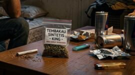 Ilustrasi tembakau sintetis.