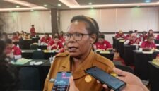 Kepala Bidang Rehabilitasi Sosial pada Dinas Sosial Kabupaten Mimika, Yunita Kudiay. (Foto: Galeri Papua/Kevin Kurni)