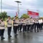 Upacara kenaikan pangkat di Polres Mimika, Selasa (30/6/2026). (Foto: Humas Polres Mimika)