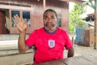 Ketua Dewan Adat Mamberamo Raya, Albert Bilasi. GaleriPapua/Ikbal Asra
