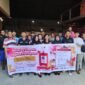 Manajemen PT Inkasakti dan PMI Kota Jayapura berfoto usai kegiatan donor darah di Jayapura, Papua, Jumat, 19 Juni 2026. Kegiatan yang digelar dalam rangka HUT ke-42 PT Inkasakti tersebut berhasil mengumpulkan 41 kantong darah. GaleriPapua/Ikbal Asra