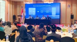 Suasana sosialisasi Peraturan Menteri Dalam Negeri (Permendagri) Nomor 10 Tahun 2026 mengenai Sistem Manajemen Keamanan Informasi Administrasi Kependudukan (Adminduk), di Swiss-Bellin Hotel Timika, Kamis (2/7/2026). (Foto: Galeri Papua/Ahmad)