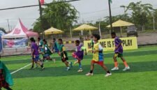 Para pemain SSB Amungsa menjalani pemusatan latihan di Goldstone Arena. (Foto: Istimewa)