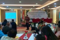 Suasana pelaksanaan FGD yang berlangsung di Ballroom Hotel Horison Diana Timika, Jumat (3/7/2026). (Foto: Galeri Papua/Ahmad)