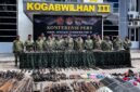 Pelaksanaan konferensi pers di Makogabwilhan III, Timika, Papua Tengah, Senin (6/7/2026). (Foto: Galeri Papua/ Endy Langobelen)