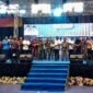 Pembukaan Multi Event dan Single Event Pelajar Tahun 2026 di Kabupaten Mimika ditandai dengan pemukulan tifa oleh Bupati Mimika, Johannes Rettob. (Foto: Galeri Papua/Kevin Kurni)