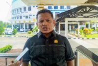 Ketua Komisi III DPRK Mimika, Herman Gafur. (Foto: Galeri Papua/Rachmat Julaini)