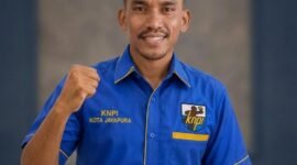 Wakil Ketua KNPI Kota Jayapura, Amat Tatroman.