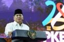 Presiden Prabowo Subianto menghadiri peringatan Hari Lahir (Harlah) Partai Kebangkitan Bangsa (PKB) ke-28 yang digelar di Jakarta International Convention Center (JICC), Jakarta, pada Kamis, 23 Juli 2026. Foto: BPMI Setpres/Cahyo
