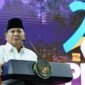 Presiden Prabowo Subianto menghadiri peringatan Hari Lahir (Harlah) Partai Kebangkitan Bangsa (PKB) ke-28 yang digelar di Jakarta International Convention Center (JICC), Jakarta, pada Kamis, 23 Juli 2026. Foto: BPMI Setpres/Cahyo