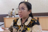 Kepala Bagian Kesejahteraan Rakyat Setda Mimika, Natalia Nimpa. (Foto: Galeri Papua/Rachmat Julaini)