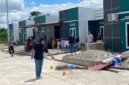 Proses olah TKP oleh aparat kepolisian Kompleks Perumahan Raffles Residence 3, Blok M, Jalan Irigasi Ujung, Kabupaten Mimika, Papua Tengah, Minggu (2/8/2026). (Foto: Istimewa/Faris)