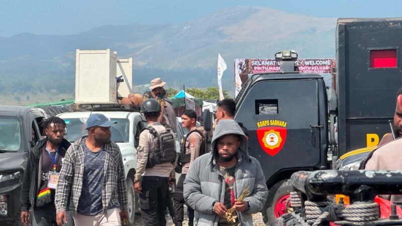 Situasi menjadi tegang setelah adanya peristiwa penembakan di Festival Budaya Lembah Baliem. (Foto: Dok. Humas Polda Papua)