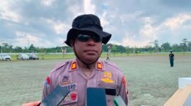 Kapolsek Kuala Kencana, AKP Djemy Reinhard. (Foto: Galeri Papua/Ahmad)
