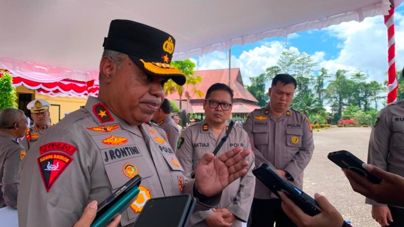 Kapolda Papua Tengah, Brigjen Pol. Jermias Rontini. (Foto: Galeri Papua/Ahmad)