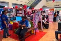 Suasana hari pertama Pameran Inovasi Daerah 3 besar pemenang Lomba Inovasi Daerah 2026, di Diana Mall lantai 2, Kamis (13/8/2026). (Foto: Galeri Papua/Ahmad)