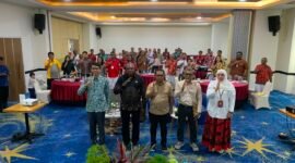 Foto bersama pembukaan kegiatan penilaian yang berlangsung di Ballroom Hotel Horison Ultima, Jumat (14/8/2026). (Foto: Galeri Papua/Ahmad)
