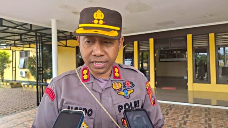 Kapolres Mimika, AKBP Alredo Agustinus Rumbiak. (Foto: Galeri Papua/Ahmad)