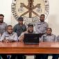 Honai Adat Pengusaha Amungme Kamoro (HAPAK) menyatakan sikap terkait kepengurusan Badan Usaha Milik Daerah (BUMD) Kabupaten Mimika, PT Mimika Abadi Sejahtera (MAS). Pernyataan sikap disampaikan dalam konferensi pers yang berlangsung di Kantor HAPAK, Jalan Yos Sudarso, Timika, Papua Tengah, Jumat (14/8/2026). (Foto: Galeri Papua/Endy Langobelen)