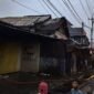 Dua ruko terbakar di kompleks Gorong-gorong, Mimika, Sabtu (15/8/2026) dini hari. (Foto: Istimewa)