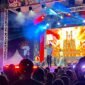 Penampilan 4Life dalam Timika Fest 2026 Konser Kemerdekaan di Lapangan Timika Indah, Senin (17/8/2026) malam. (Foto: Galeri Papua/Endy Langobelen)