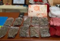 Barang bukti yang diamankan polisi dan dibawa ke Kantor Sat Resnarkoba Polres Mimika, Kamis, 20 Agustus 2026. (Foto: Istimewa)